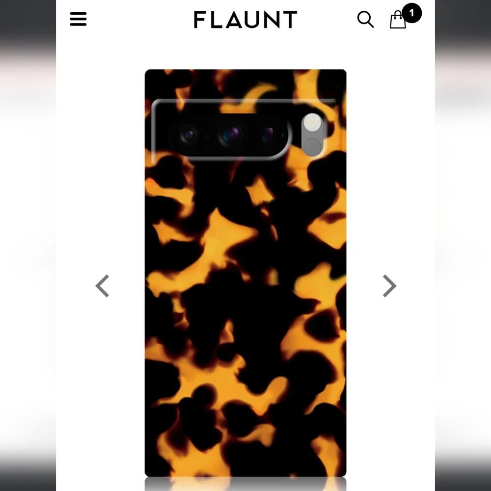 FLAUNT Googel Pixel 6 Pro Pixel 7 ProTortoise Shell Square Phone Case